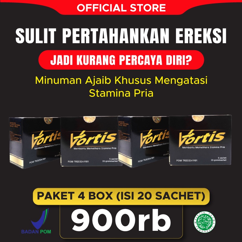 

Vortis Herbal Original dr. Yusuf Bachmid (Gratis Konsultasi & Ebook Eksklusif) - Paket 20 Sachet