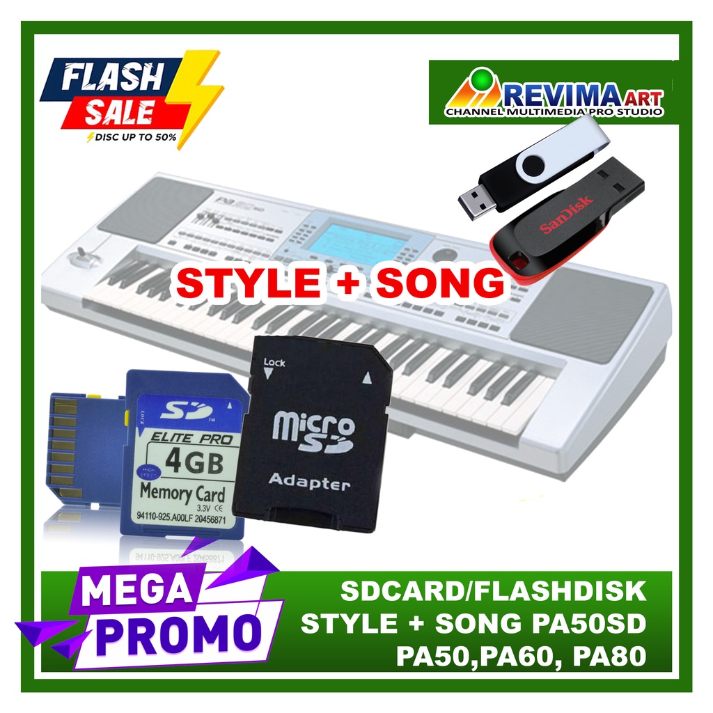 SDCARD Stylle Song untuk Keyboard KORG PA50FD - PA50SD - PA60 - PA80 Micro Arranger