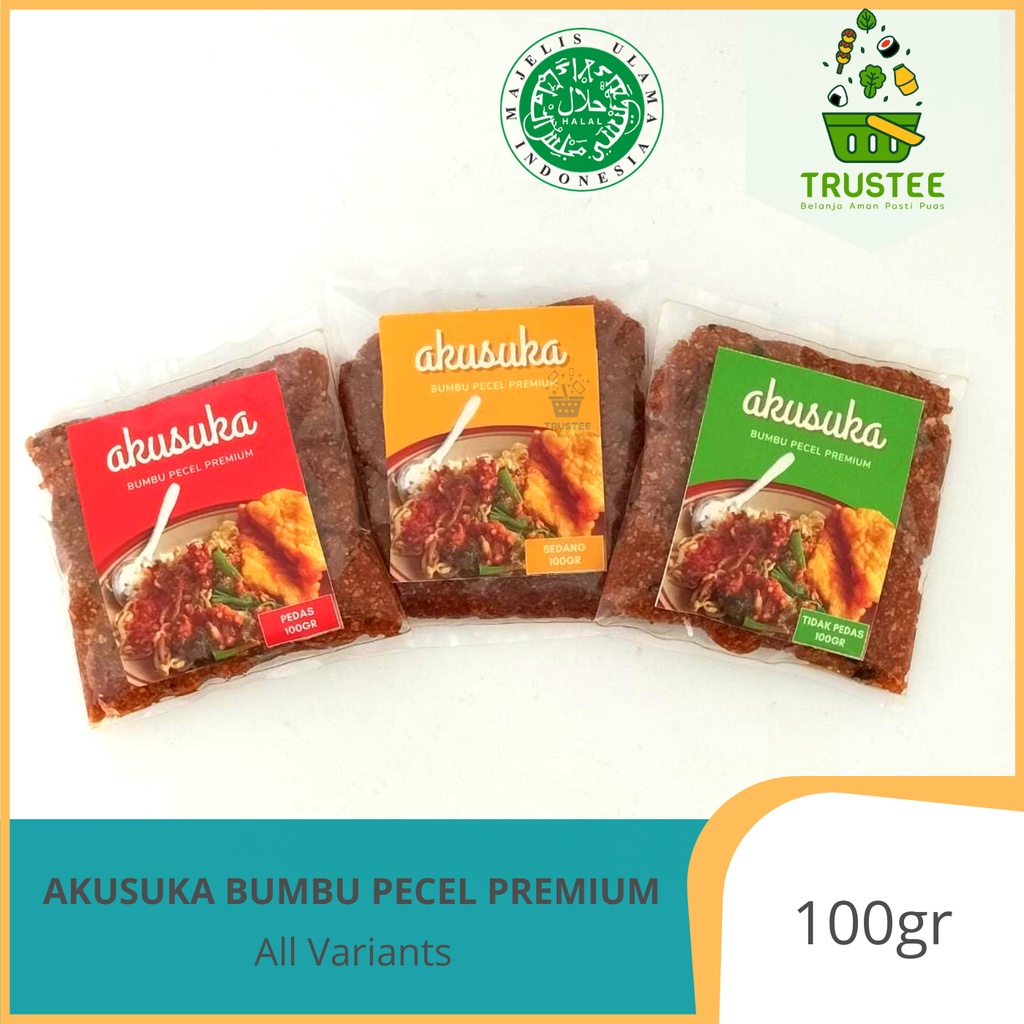 

Bumbu Sambel Pecel Premium Akusuka 100 gr Sambal Pecel siap saji