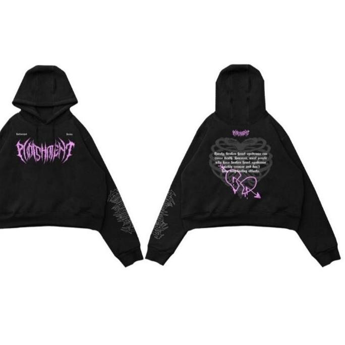 ✯ FREE STIKER DAN GANTUNGAN KUNCI/HOODIE CROP ORIGINAL PUNISHMENT/CROP PUNISHMENT/DISASTER/UNIFISED/