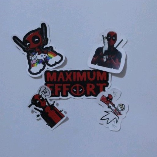 

STICKER PACK MARVEL DEADPOOL | High Quality Tahan Air