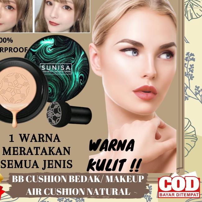 ➵ Bedak Glowing Tahan Lama Anti Air - Bedak Cushion Original Tahan Lama ❊