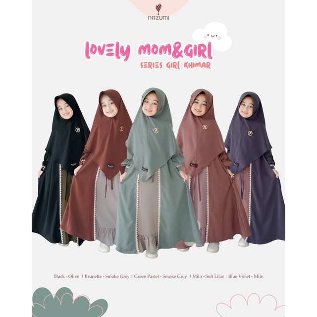 Open PO Gamis Couple ibu anak Lovely mom dan Girl by Nazumi
