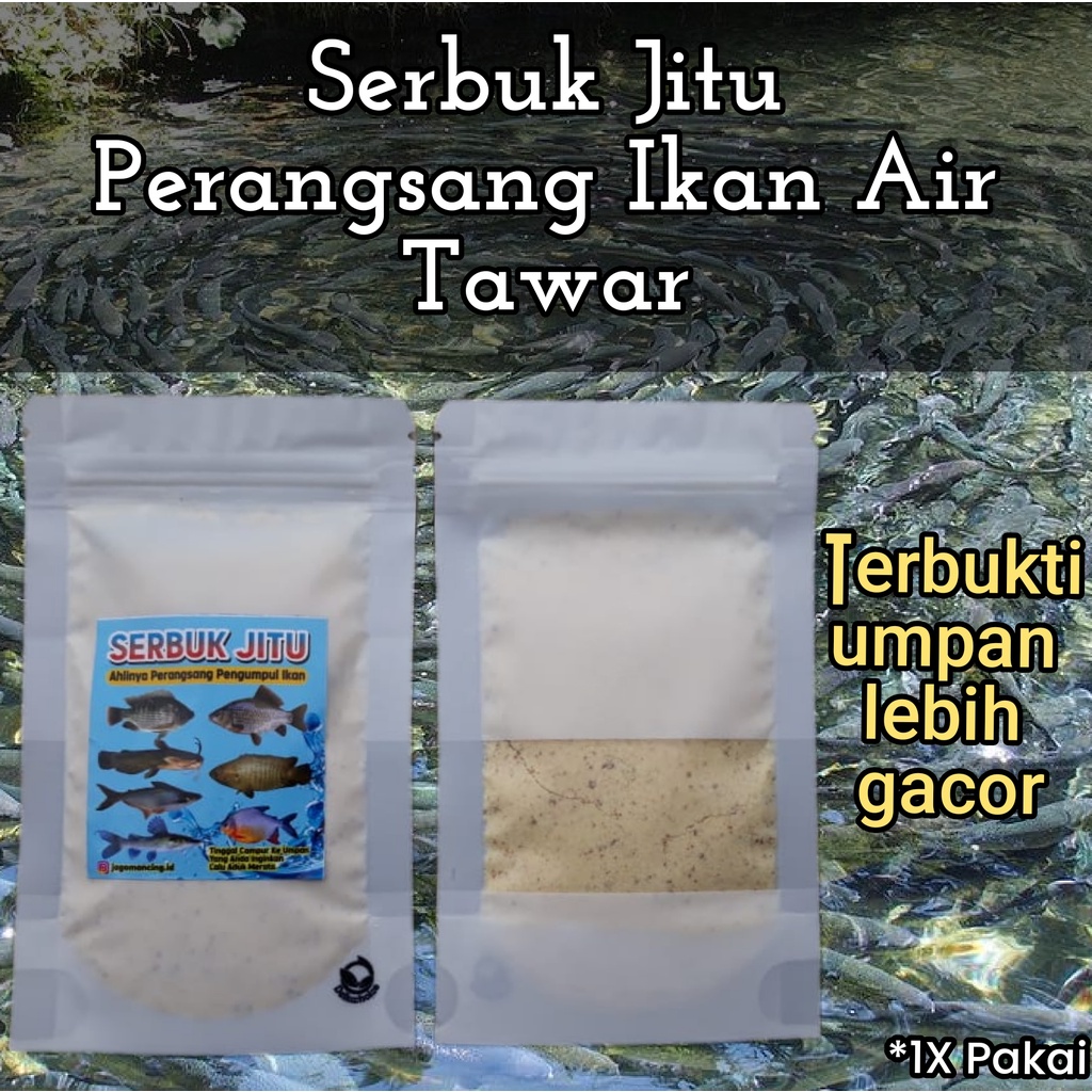 [ bisa cod ] Serbuk Jitu Untuk Perangsang Ikan Air Tawar Sudah Terbukti Umpan Jadi Lebih Gacor