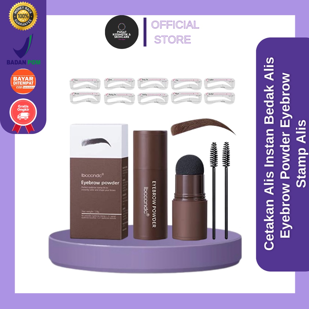 TERBARUUU BY IBCCCNDC  !! Cetakan Alis Instan Bedak Alis Eyebrow Powder Eyebrow Stamp Alis // One Step Eyebrow