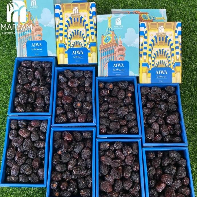 

KURMA BUAH-BUAHAN KURMA AJWA PREMIUM ASLI MADINAH NABI JUMBO MARYAM DATES EL09I09A82L