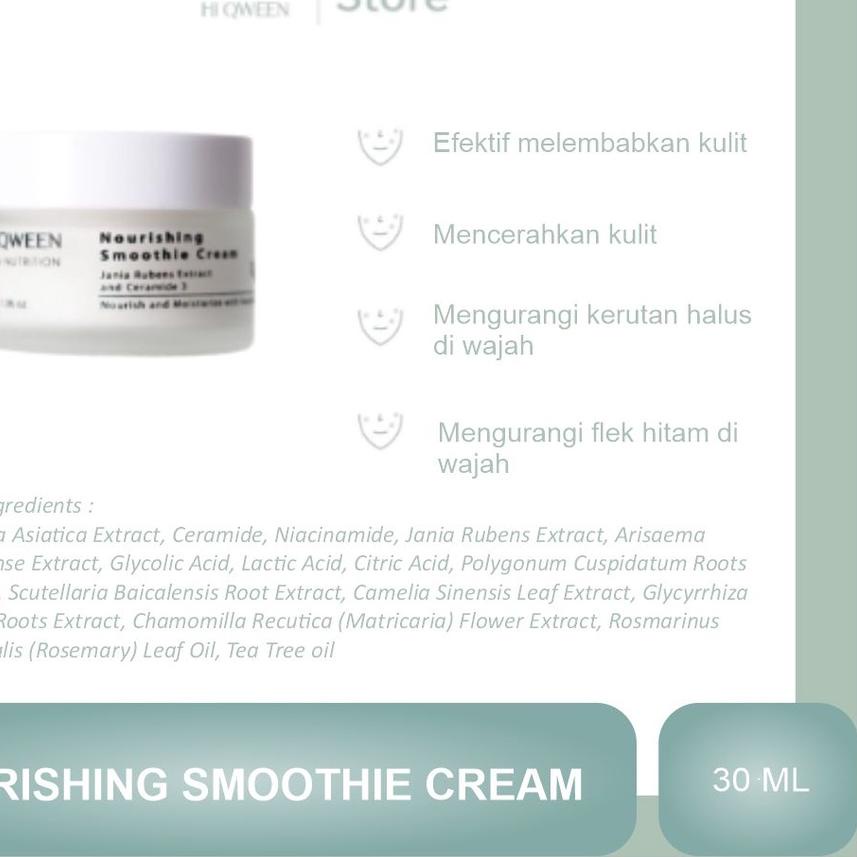 ➦ Hiqween Nourishing Smoothie Cream (30gr) ✽