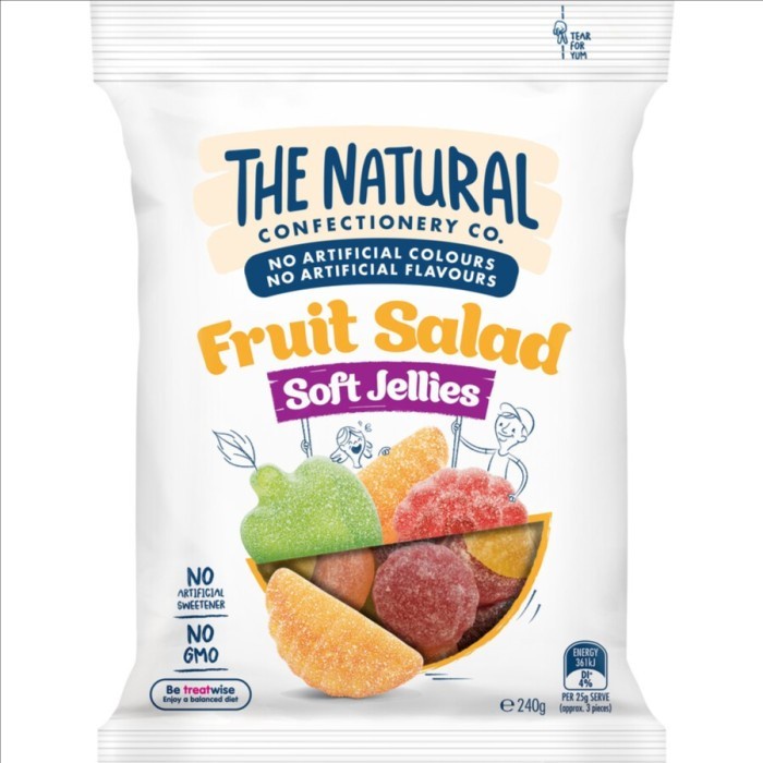 

THE NATURAL CONFECTIONERY CO. FRUIT SALAD 240GR