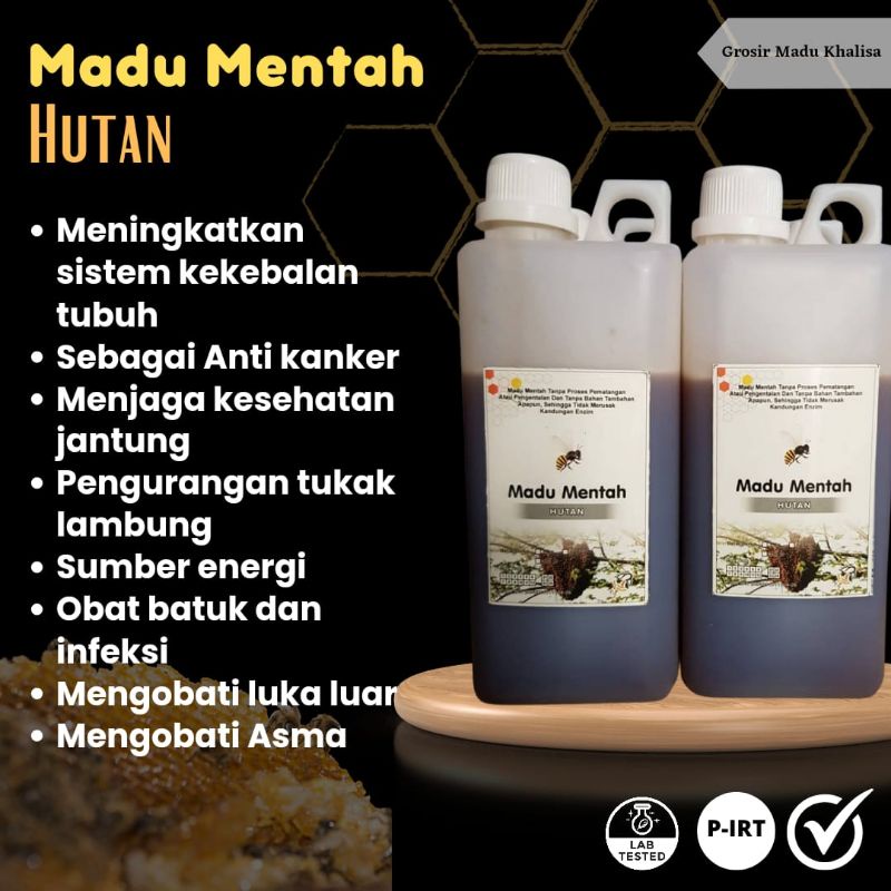 

Raw Honey MADU MURNI HUTAN - Madu Mentah Amanah - ASLI 100%
