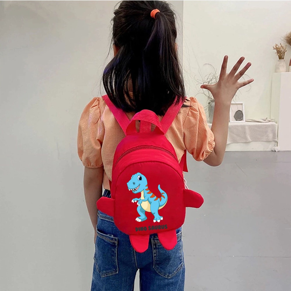 PVJ - Tas Anak Terbaru Ransel Sekolah PAUD TK Motif Dino Saurus