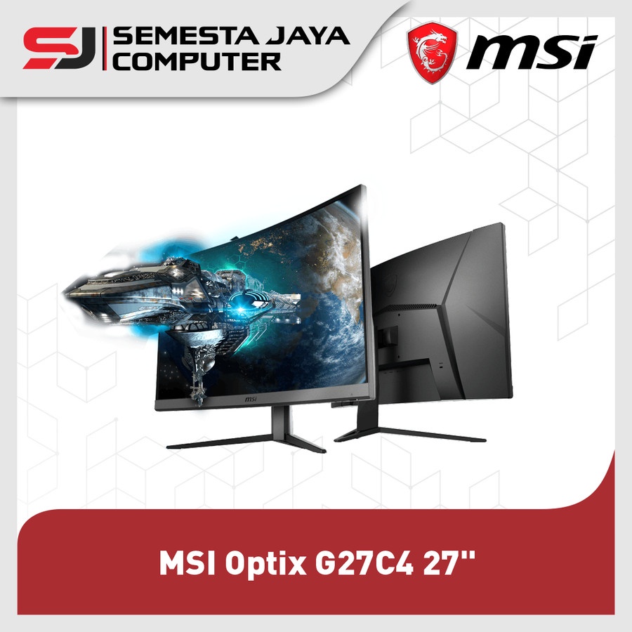 MSI Optix G27C4 Curved Gaming Monitor 165Hz