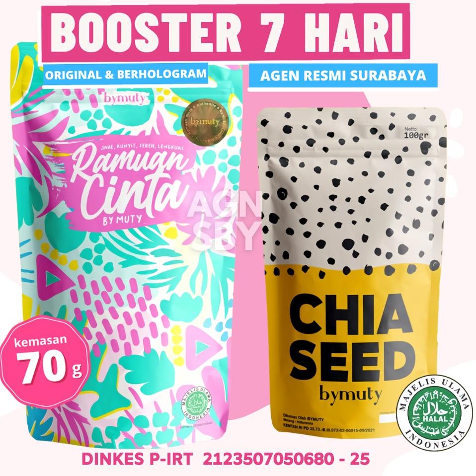 

◘ CINTA BY MUTY - Paket Booster (PEMULA) 70gr [AGEN RESMI] ☏