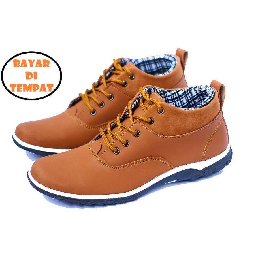 ♗ sepatu boot pria / sepatu boot tali pria / sepatu brodo pria / sepatu semi formal ✲