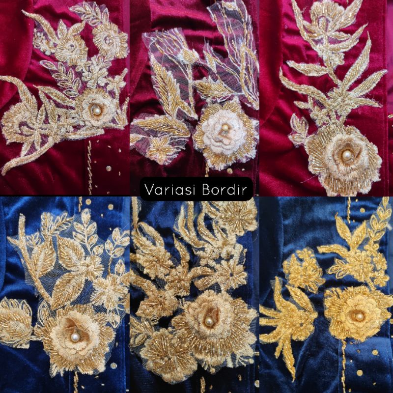Kebaya Atasan Kutubaru Kebaya Bludru Kutubaru Domas/ibu besan/wisuda/prewedding/kondangan/karnaval/dll