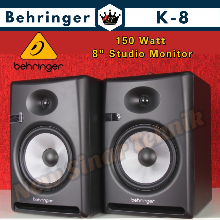 Behringer K8 K-8 Speaker Studio Monitor Reference Flat 8" 8 Inch