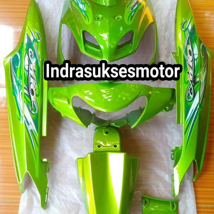 cover full body motor mio smile warna hijau