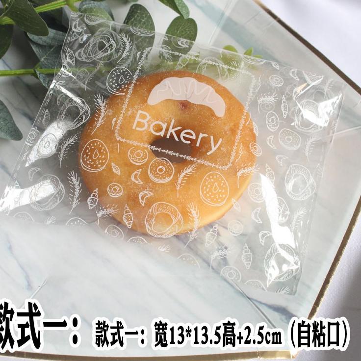 ♧ Bakindo Kantong Plastik OPP roti / kemasan kue bakery 100pcs ♬