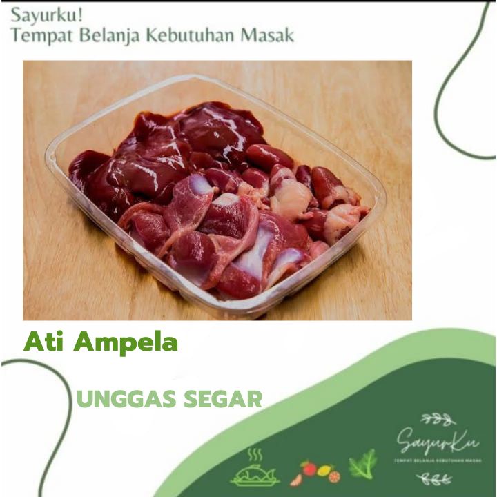 

ati ampela fresh per bungkus isi 5 pasang