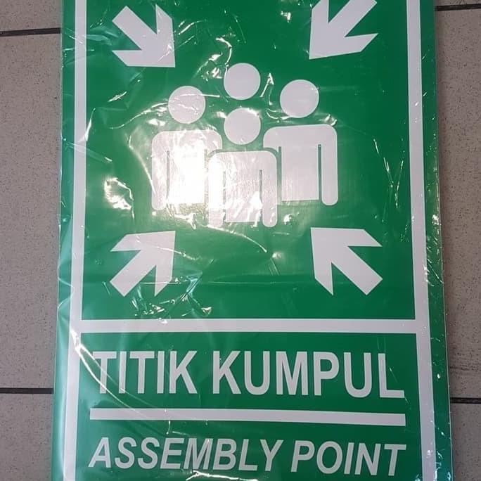 

SIGN K3 RAMBU STICKER LABEL TITIK KUMPUL 40X60CM hqu05