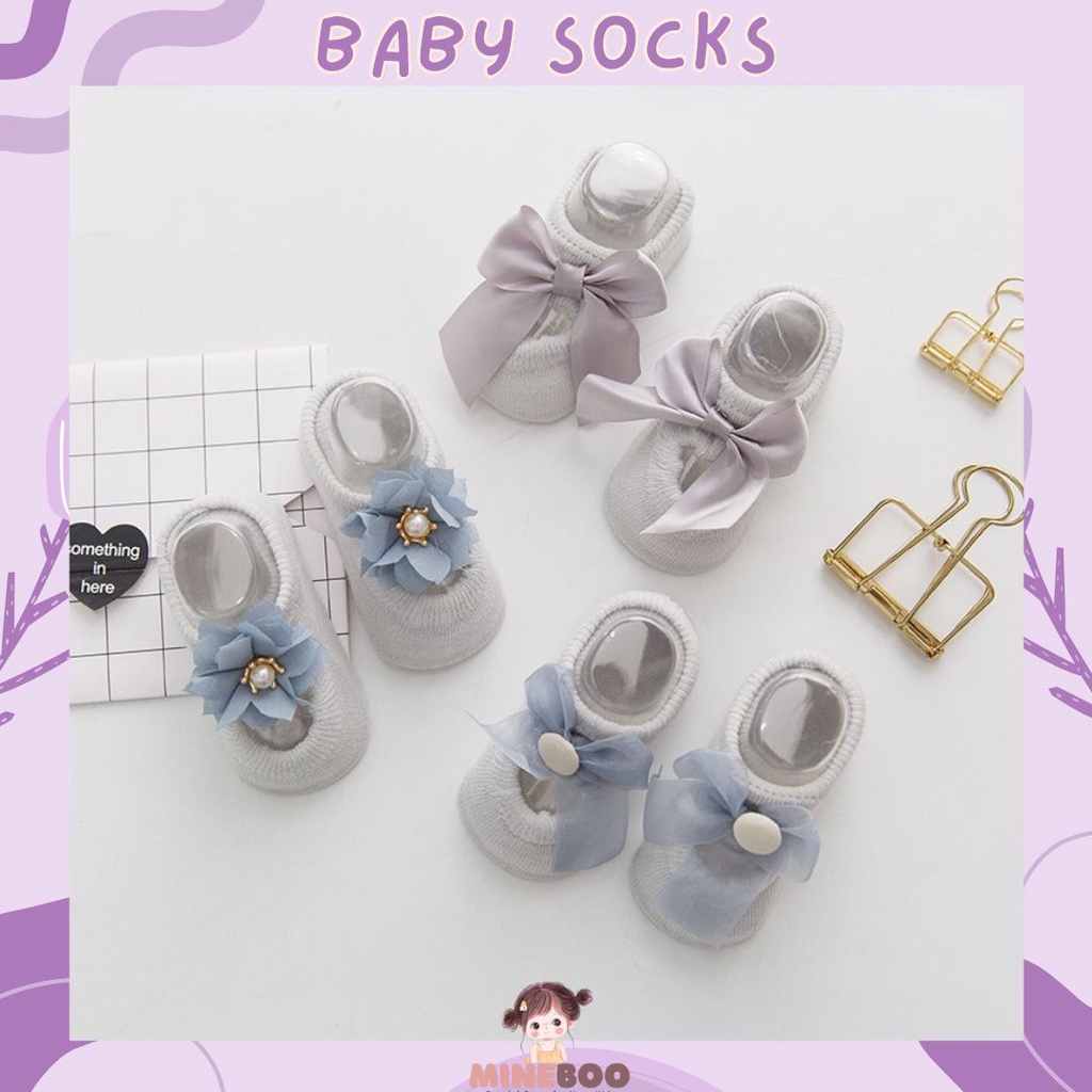 mineboo - A14 LALA PRINCESS Kaos kaki bayi perempuan kualitas premium motif 3 jenis(0-1th)