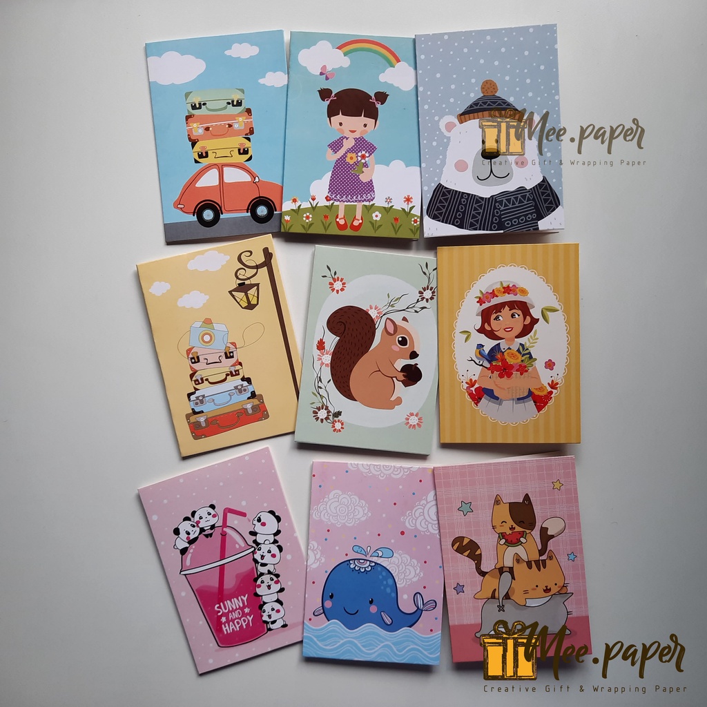 

Kartu Ucapan + Amplop Besar Sansan Wawa, Umum, Gift Card / Greeting Card