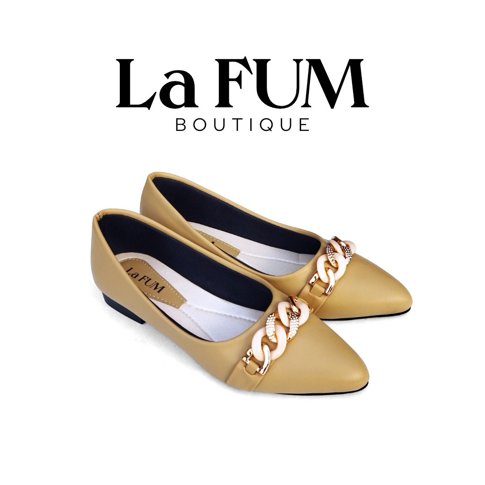 Sepatu Pantofel Wanita Casual Pansus heels - Deluxe by La FUM