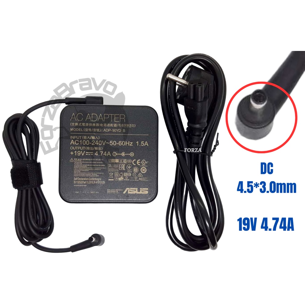 ASUS AC ADAPTER Vivobook Pro 14X OLED M3400 Ryzen 7 / 19V 4.74A (4.5*3.0mm) NEW