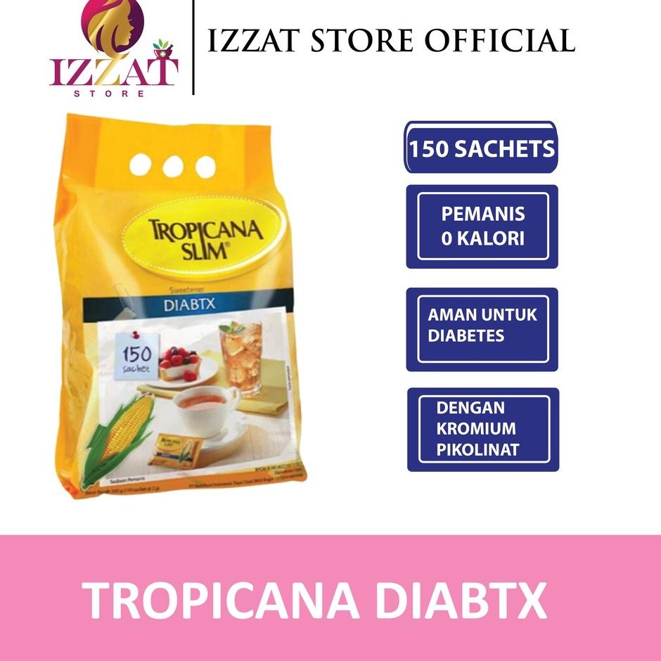 

➷ Tropicana Slim DIABTX 150 Sachet Gula Rendah Kalori - IZZAT STORE ◌