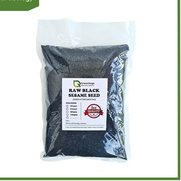 

✩ Biji Wijen Hitam / Black Sesame Seed (1 kilogram) by Granology ❇