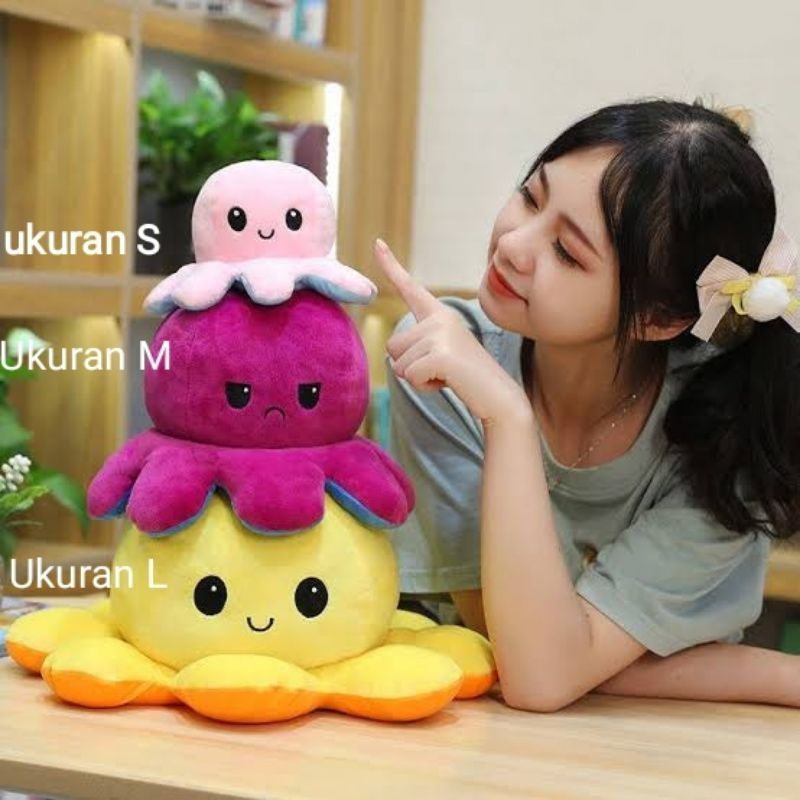 Boneka ubur ubur bolak balik lucu gift hadiah ulang tahun souvenir kado anak