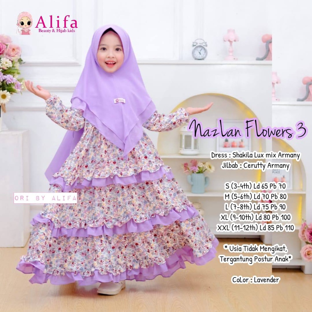 NAZLAN ZAHIDA SYARI KIDS ORI ALIFA