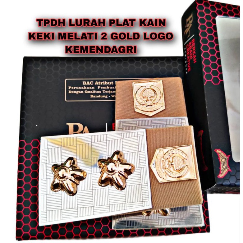 pangkat pdh Lurah keki plat Sesuai Permendagri exclusive Bac Atribut