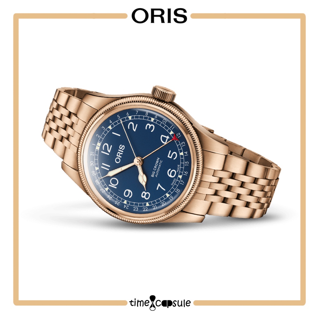 Jam Tangan ORIS Big Crown Bronze Pointer Date 754 7741 3165 Bronze Bracelet Men's Watch