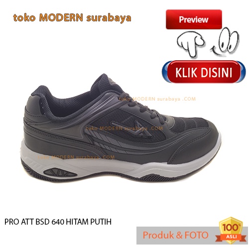 Sepatu sekolah pria sepatu sneaker tali PRO ATT BSD 640