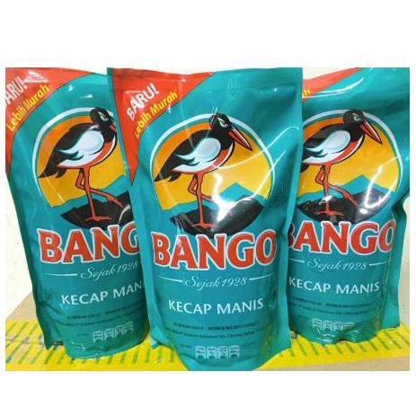 * NCC * Bango Kecap Hitam Manis Bumbu Masakan Kedelai Hitam - Kemasan Pouch Refill - Netto 520 ml