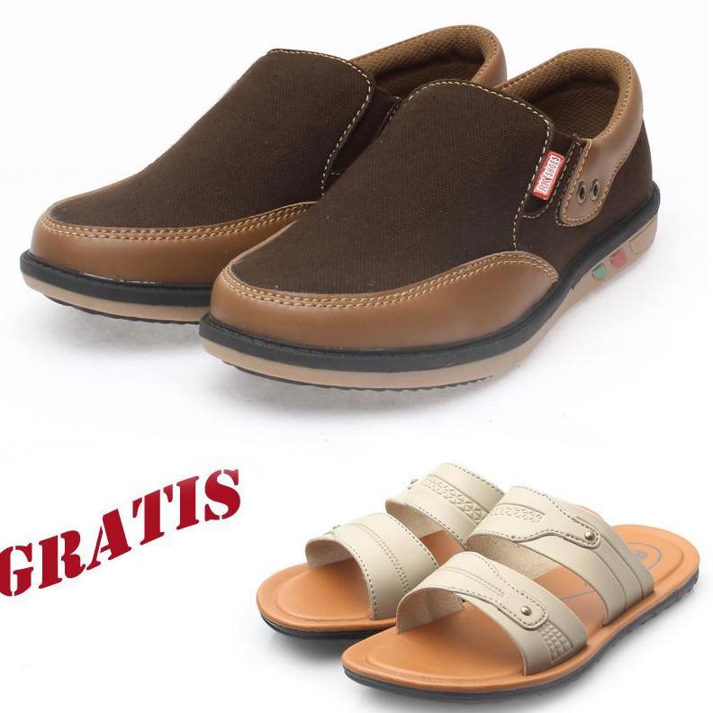 BJR.8Fe23х ▪ Sepatu slip on pria RDM gratis R02