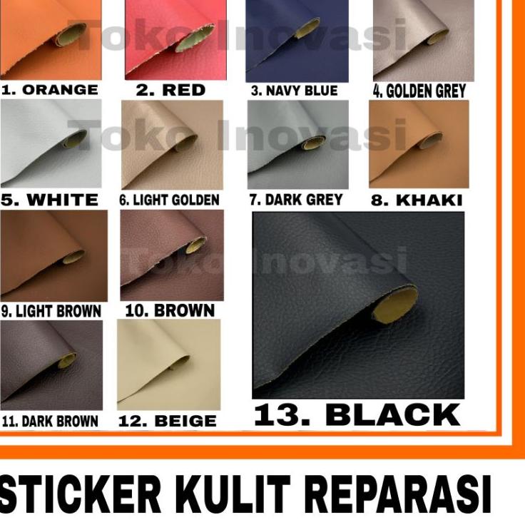 ♠ STICKER STIKER KULIT SOFA KURSI JOK MOBIL MOTOR FURNITURE FURNITUR TAS JAKET KULIT METERAN OSCAR R