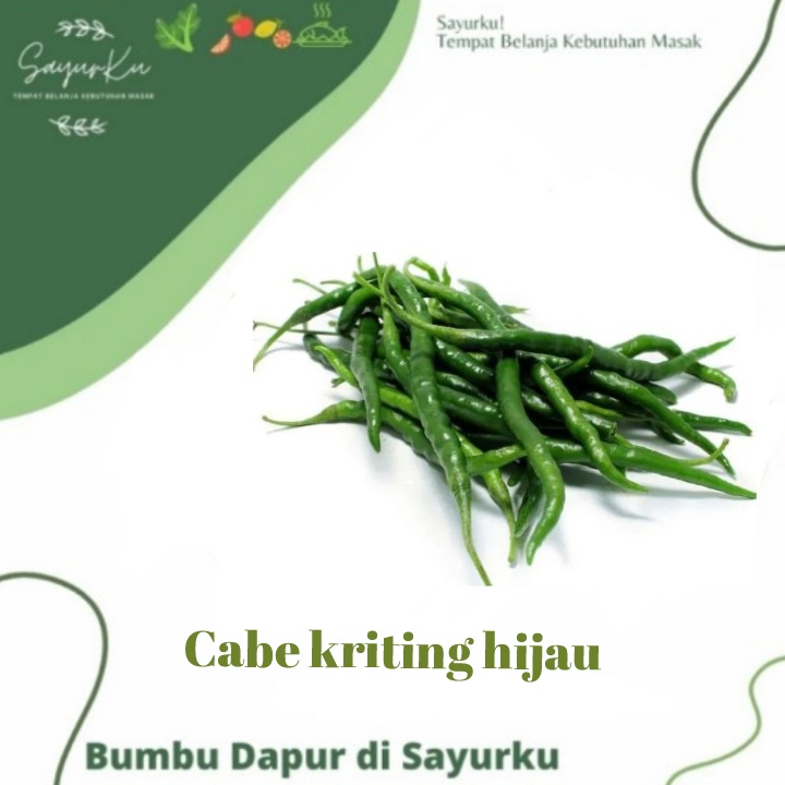 

cabai kriting hijau