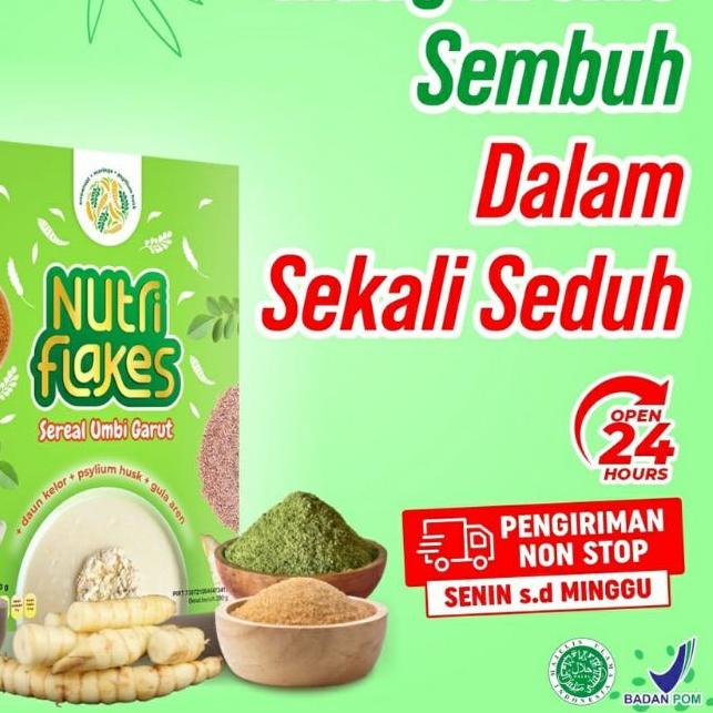 

♤ NUTRIFLAKES Superfood Kaya Penganti Makan Dan Terapi Lambung ○