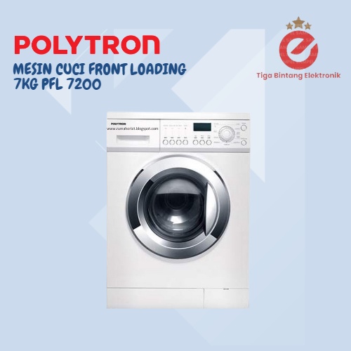 Mesin Cuci Front Loading Polytron PFL 7200 (7KG)