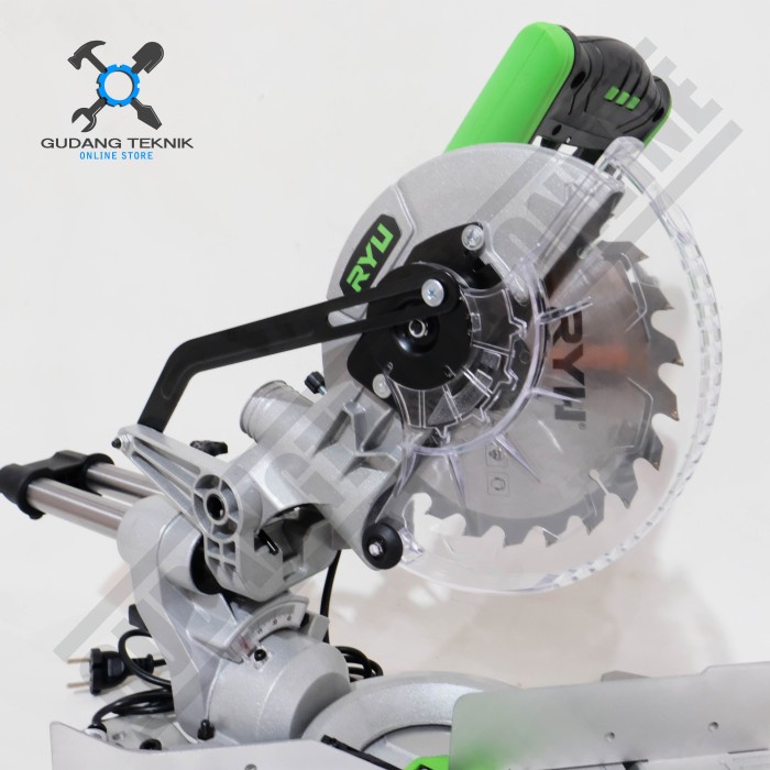 Mitter Saw Sliding Pemotong Aluminium 7&quot; RMS180-1 RYU / Mesin Potong Aluminium Kayu Sliding 7 Inch RMS180-1 RYU