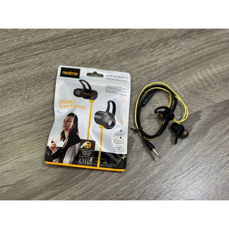 HEADSET REALME BUDS - Headset Realme C1 C2 - Handsfree Realme 3 BY SMOLL