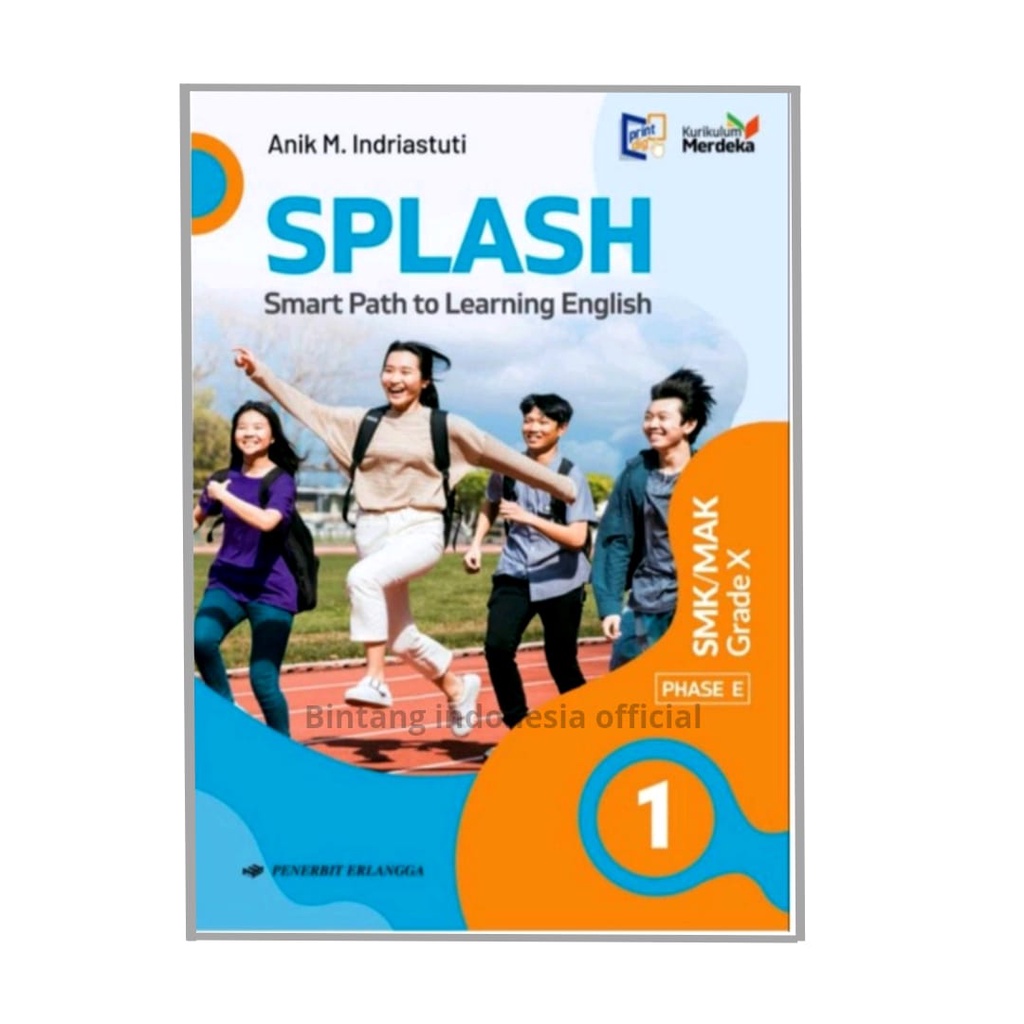 Splash - smart path to learning english kelas 1 SMK/MAK Kurikulum Merdeka erlangga