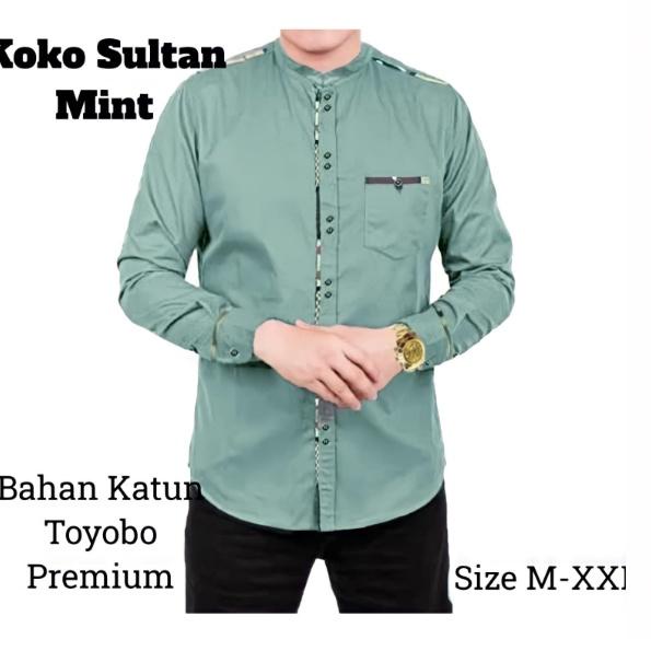 ✭ Koko SULTAN TERMURAH TERLARIS Baju Koko Pria Lengan Panjang Terbaru 2022 SULTAN TOJIRO ◘