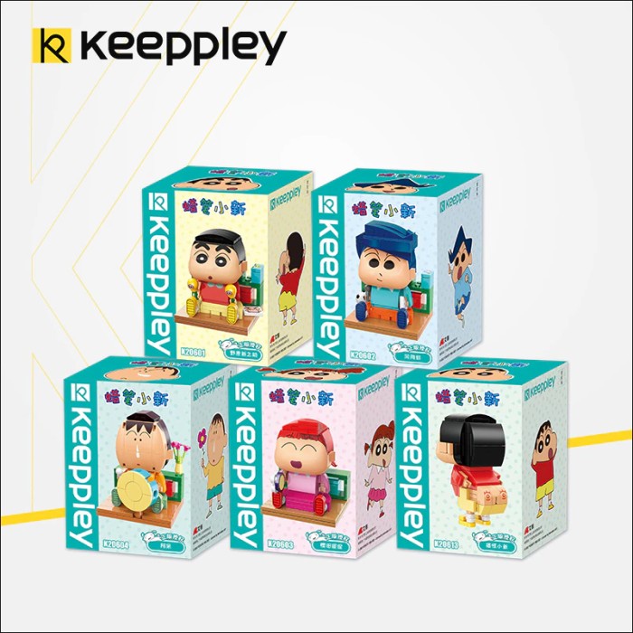 Figure Keeppley Crayon Shinchan Set