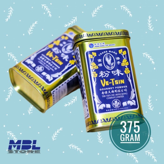 

Vetsin Hongkong Gourmet Powder 375 g / Ve -Tsin penguat rasa