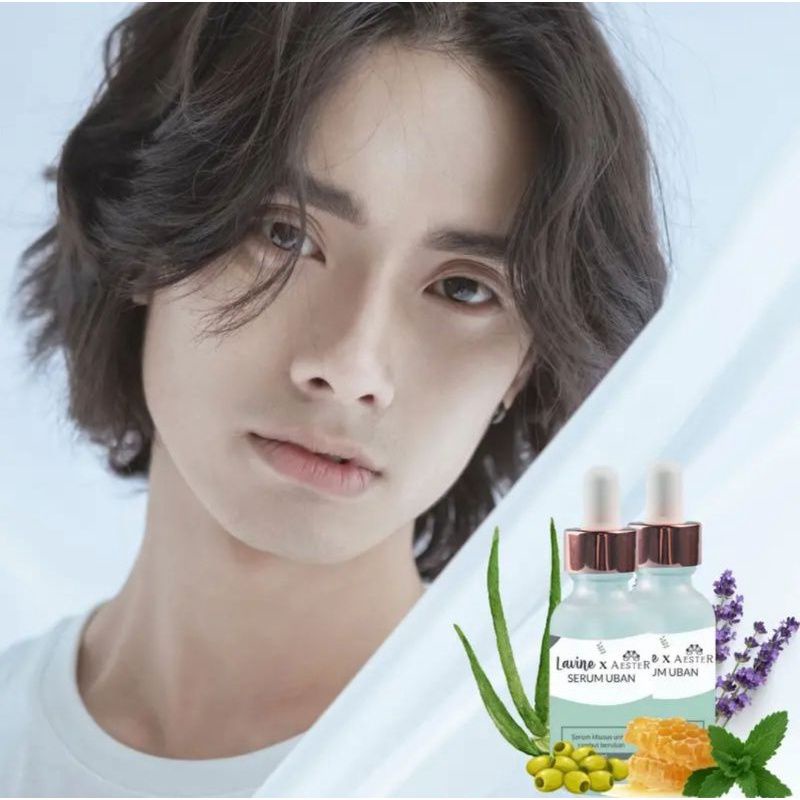 BESS SELLER || LAVINE Serum Uban Serum Penghitam Rambut Beruban Ampuh Permanen