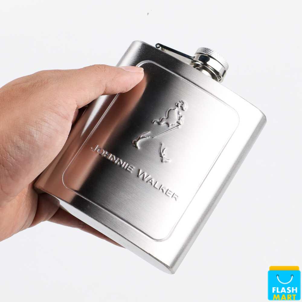 Flashmart Hip Flask Stainless Steel 7 Oz