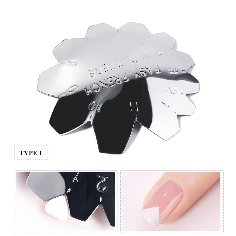 Pretty  ALAT NAIL ART EASY FRENCH POLY TIPS/CETAKAN KUTEK UNTUK KUKU MANICURE PEDICURE/NAIL TIP