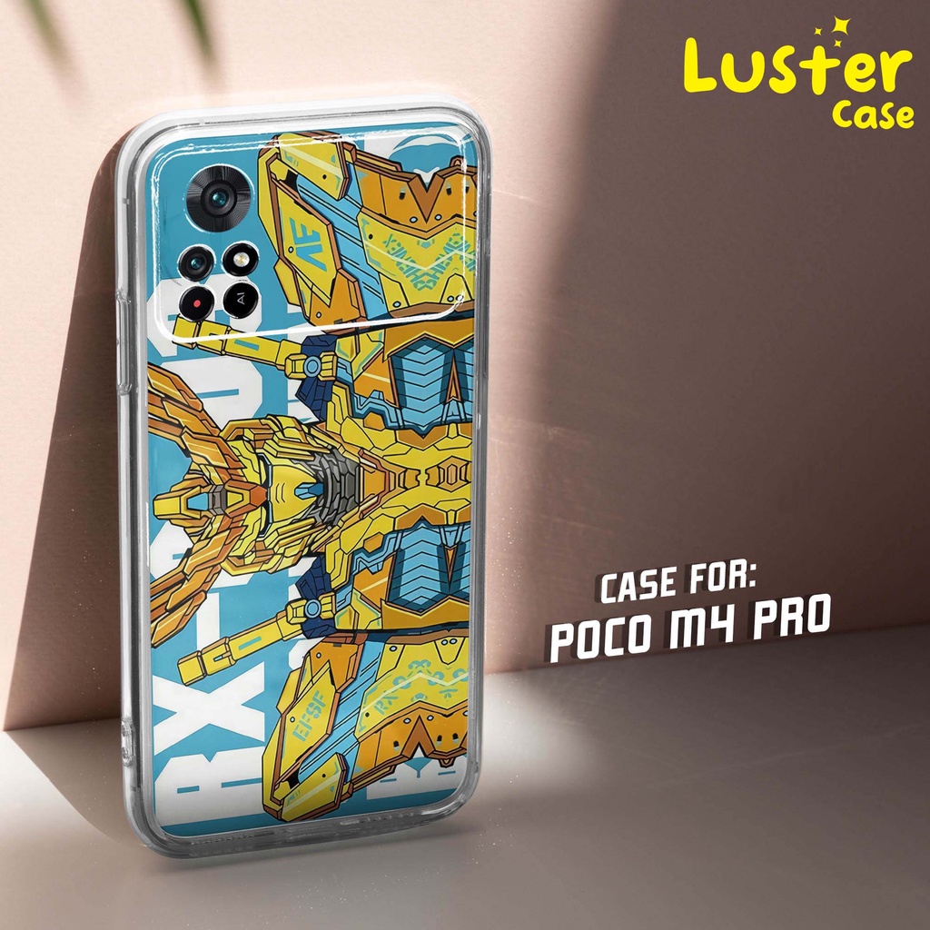 Clear Case POCO M4 PRO F3 X3 GT X3 X3 PRO X3 NFC [ Gundam ] Casing Hp Aesthetic Kesing Hp Karakter A